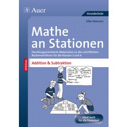 Mathe an Stationen Addition & Subtraktion 3-4
