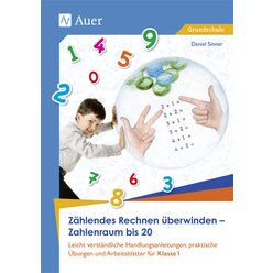 Zhlendes Rechnen berwinden - Zahlenraum bis 20, Buch, 1. Klasse
