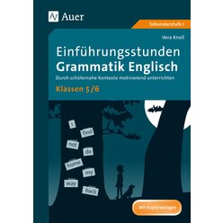 Einfhrungsstunden Grammatik Englisch Klassen 5-6