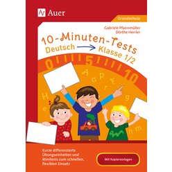 10-Minuten-Tests Deutsch - Klasse 1/2