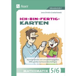 Ich-bin-fertig-Karten Mathematik Klassen 5-6