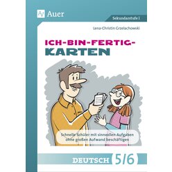 Ich-bin-fertig-Karten Deutsch Klassen 5/6