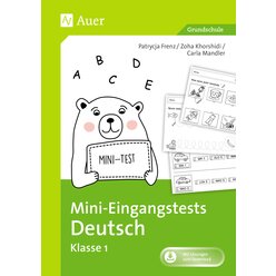 Mini-Eingangstests Deutsch - Klasse 1