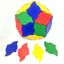 Polydron Mengensatz Raute 40 Teile