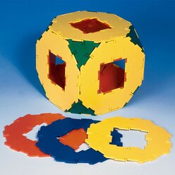 Polydron Mengensatz Achtecke mit Ausschnitt 10 Teile