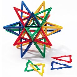 Polydron Frameworks Mengensatz gleichschenklige Dreiecke 80 Teile
