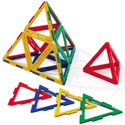 Polydron Frameworks Mengensatz gleichseitiges Dreieck groß 60 Teile