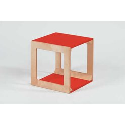 Wrfel einfach rot