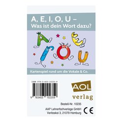 A, E, I, O, U - Was ist dein Wort dazu? ab 6 Jahre