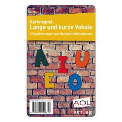 Lange und kurze Vokale, Kartenspiel, 5.-10. Klasse