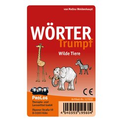 WrterTrumpf! Wilde Tiere, Spielkarten, ab 5 Jahre