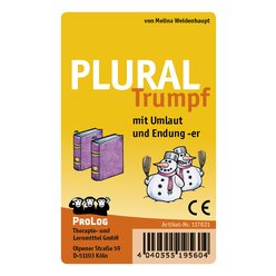 PluralTrumpf! mit Umlaut und Endung -er, Spielkarten, ab 5 Jahre