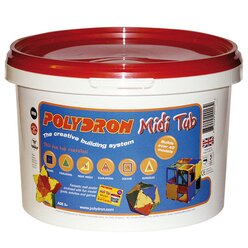 Polydron Midi Tub, 50 Teile, 1 Kbel, 1 Poster