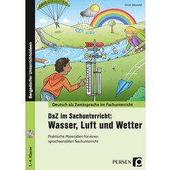 DaZ im Sachunterricht: Wasser, Luft und Wetter, Buch, 1. bis 4. Klasse