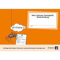 Mein 5-Min-Trainingsheft: Rechtschreibung 3. und 4. Klasse