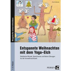 Entspannte Weihnachten mit dem Yoga-Elch, Buch, 1. bis 3. Klasse