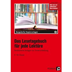 Das Lesetagebuch fr jede Lektre, Kopiervorlagen, 5. bis 10. Klasse