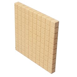 Dienes Hunderterplatte ReWOOD natur (Staffelpreise)