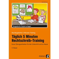 Tglich 5 Minuten Rechtschreib-Training, Kopiervorlagen, 4. Klasse