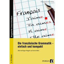 Die franzsische Grammatik - einfach und kompakt, Buch, 6. bis 10. Klasse