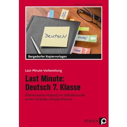 Last Minute: Deutsch 7. Klasse, Kopiervorlagen