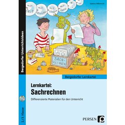 Lernkartei: Sachrechnen, Buch inkl. CD, 2. und 3. Klasse