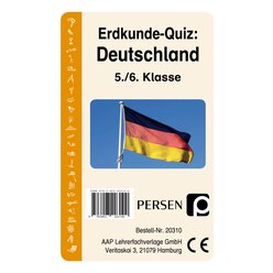 Erdkunde-Quiz: Deutschland, Kartenspiel, 5. und 6. Klasse