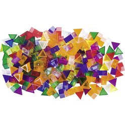 Prismo Dreiecke mit Legerahmen 5er-Set transparent, ab 4 Jahre