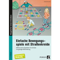 Einfache Bewegungsspiele mit Straenkreide, Buch, 1. bis 9. Klasse