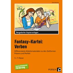 Fantasy-Kartei: Verben, Kopiervorlagen, 5. bis 7. Klasse