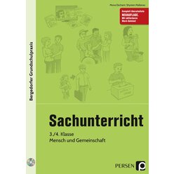 Sachunterricht, 3./4. Kl., Mensch und Gemeinschaft, Buch inkl. CD