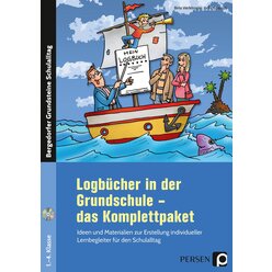 Logbcher in der Grundschule - das Komplettpaket, Buch inkl. CD, 1. bis 4. Klasse