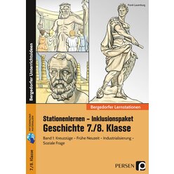 Stationenlernen Geschichte 7/8 Band 1 - inklusiv, 7. und 8. Klasse