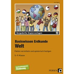Basiswissen Erdkunde: Welt, Kopiervorlagen inkl. CD, 5.-9. Klasse