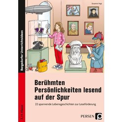 Berhmten Persnlichkeiten lesend auf der Spur, Buch, 3. und 4. Klasse