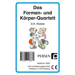 Das Formen- und Krper-Quartett, Kartenspiel, 3. und 4. Klasse