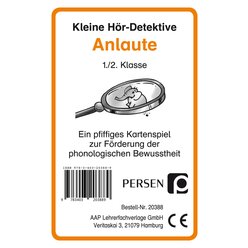 Kleine Hr-Detektive: Anlaute, Kartenspiel, 1. und 2. Klasse