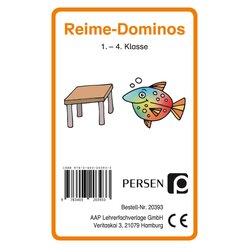 Reime-Domino, Kartenspiel, 1. bis 4. Klasse