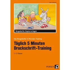 Tglich 5 Minuten Druckschrift-Training, Kopiervorlagen, 1. und 2. Klasse