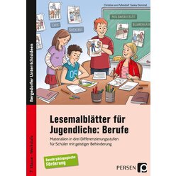 Lesemalbltter fr Jugendliche: Berufe, Heft, 7. Klasse bis Werkstufe