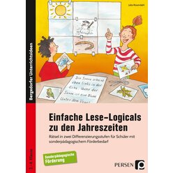 Einfache Lese-Logicals zu den Jahreszeiten, Buch, 2. bis 4. Klasse