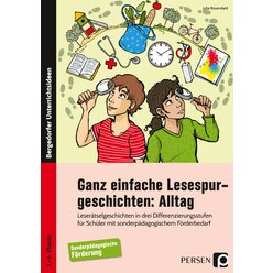 Ganz einfache Lesespurgeschichten: Alltag, Buch, 3. bis 6. Klasse