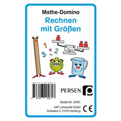 Mathe-Domino: Rechnen mit Gren, Domino-Kartenspiel, Klasse 3-4