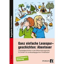 Ganz einfache Lesespurgeschichten: Abenteuer, 3. bis 6. Klasse