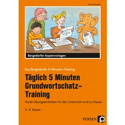 Tgl. 5 Min. Grundwortschatz-Training - 3./4. Kl., Kopiervorlagen