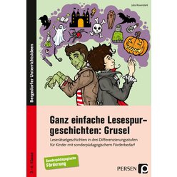 Ganz einfache Lesespurgeschichten: Grusel, Buch, Klasse 3-6