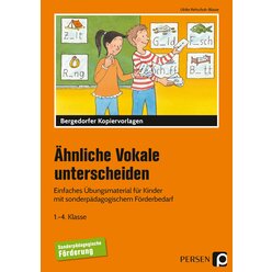 hnliche Vokale unterscheiden, Heft, Klasse 1-4