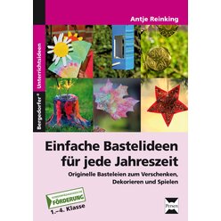 Einfache Bastelideen fr jede Jahreszeit, Broschre inkl. CD, 1.-4.