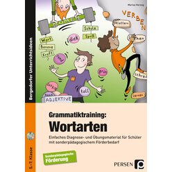 Grammatiktraining: Wortarten, Buch inkl. CD, 5.-7. Klasse