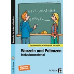 Wurzeln und Potenzen - Inklusionsmaterial, Buch inkl. CD, 5.-10. Klasse